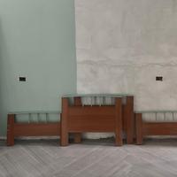 Doghe / Testiera e pediera letto in legno – ottime