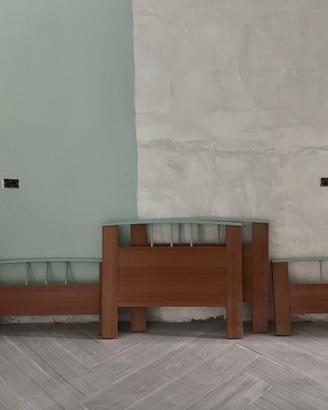Doghe / Testiera e pediera letto in legno – ottime