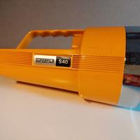 Torcia Superpila S40 vintage plastica