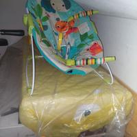 sdraiata e due cavalli