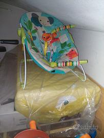 sdraiata e due cavalli