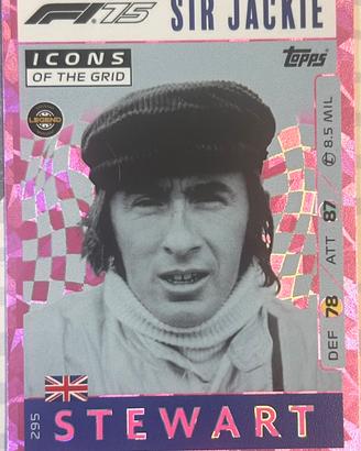 Icon Of The Grid SIR JACKIE STEWART Topps 2025