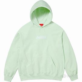 Supreme Box Logo Hooded Sweatshirt Light Mint