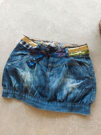 Minigonna desigual TG 42