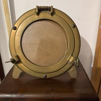 Portafogo ottone  stile oblo nautico