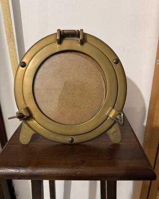 Portafogo ottone  stile oblo nautico