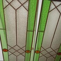 Vetrata in stile medioevale piombata.