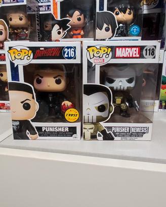 Funko Pop Punisher CHASE + Punisher Nemesis