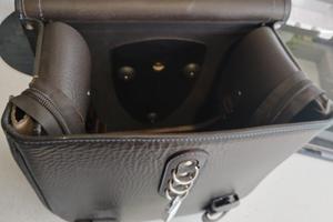 borsa laterale moto in cuoio moto Guzzi V7