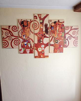 quadro componibile in MDF 5 tavole