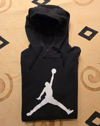 Felpa Nike Jordan da uomo con cappuccio, nera