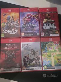 giochi Nintendo Switch 2 e memoria 