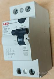 INTERRUTTORE DIFFERENZIALE AEG Alfa BFI 25A 6000