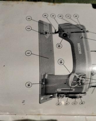 Macchina per cucire Necchi 539