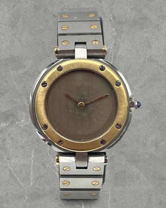 Cartier Santos Ronde Ghost Dial oro e Acciaio