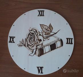 Base per orologio con rosa