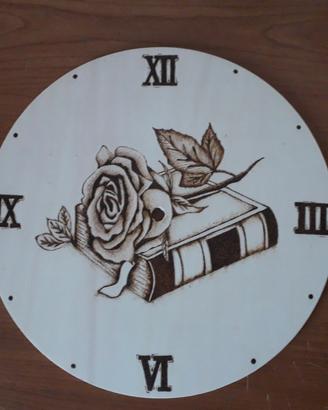 Base per orologio con rosa