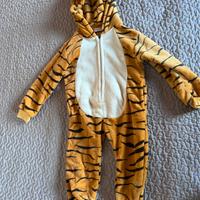 Costume carnevale da tigre 4 anni