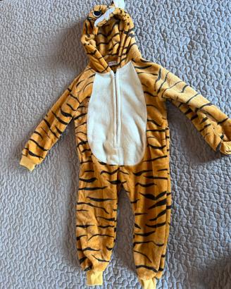 Costume carnevale da tigre 4 anni