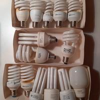 10 lampadine fluorescenti compatte