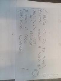 CAMBIO MANUALE 5 MARCE PAJERO 06 2.5 TD 85KW