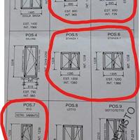INFISSI finestre PERFETTAMENTE FUNZIONANTI OTTIME 