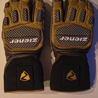 Caldissimi guanti da sci in pelle mis. 9,5
