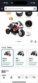moto elettrica bambino