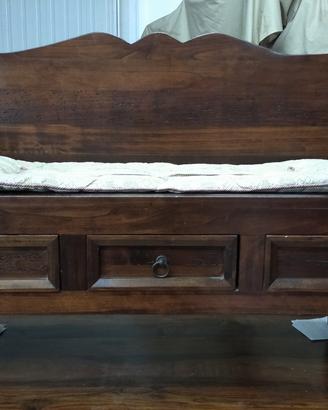 panchina in legno 