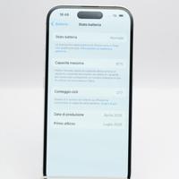 iphone 16 biaco 128gb batteria 97% come nuovo