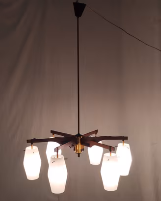 lampadario stilnovo anni 60 