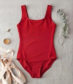 body danza rosso 10anni