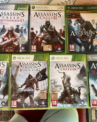 Collezione Assassin Creed + Gta5  XBOX 360