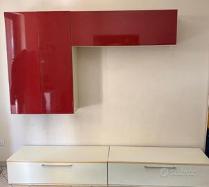 Parete attrezzata da soggiorno