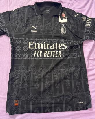 Maglia AC Milan X Pleasures 4th Puma Dark Version