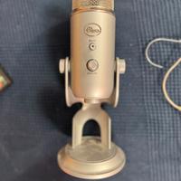 Microfono USB Blue Yeti Argento