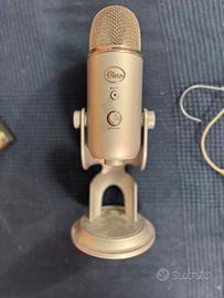 Microfono USB Blue Yeti Argento