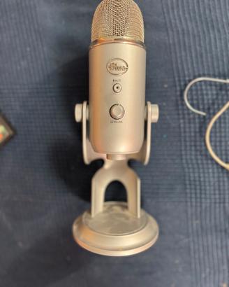 Microfono USB Blue Yeti Argento