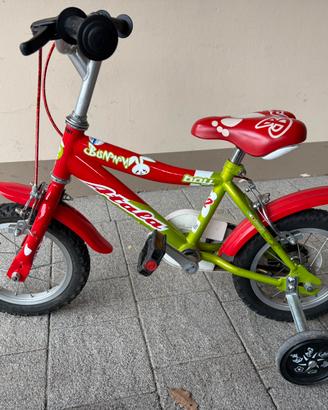 Atala bicicletta rotelle