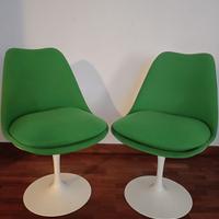 Rara coppia sedie Tulip knoll