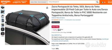 Portapacchi da tetto