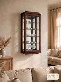 Vetrinetta Pensile Vintage in Legno Massello