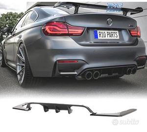 DIFUSORE BMW M3 F80 M4 F82 F83 M PERFORMANCE NERO 