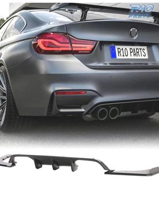 DIFUSORE BMW M3 F80 M4 F82 F83 M PERFORMANCE NERO 