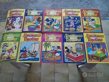 ALMANACCO DI TOPOLINO 1979 lotto di 10 pazzi[F2]