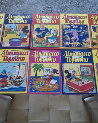ALMANACCO DI TOPOLINO 1979 lotto di 10 pazzi[F2]