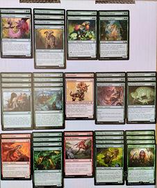 Deck Dinosaur Stompy Pauper Tribal Gruul MTG Magic