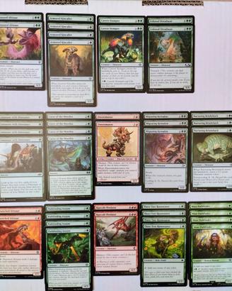 Deck Dinosaur Stompy Pauper Tribal Gruul MTG Magic