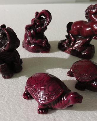 set Feng Shui animali portafortuna