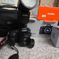 Canon 6D mkII + ottica 50 mm + Flash Godox V1 